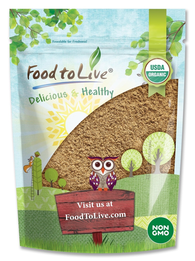 食品を生きる - 有機カミュウパウダー、8オンス - 非GMO、コーシャ、生、ビーガンスーパーフード、バルク、非照射、純粋、ベーキングやドリンクに最適です