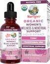 MaryRuth Organics USDA Organic Women's Wellness Liquid Herbal Supplements | Stinginging Nettle、Raspberry Leaf、Eleuthero Root、Chaste Tree Berry | Menstrual Support | Non-GMO、ヴィーガン