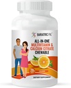 BariatricPal「ALL-IN-ONE」Calciumのクエン酸塩及び鉄が付いているChewableのMultivitamin - オレンジ(整理:6月30、2025によってベスト)
