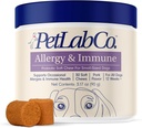 PetLab Co. 犬のためのアレルギー&免疫毎日のプロバイオティクス。 Yeast Production、Seasonal Allergies、断続的イチネス、ガット&消化の健康 - 30小犬のための咀嚼 - 包装5月Vary