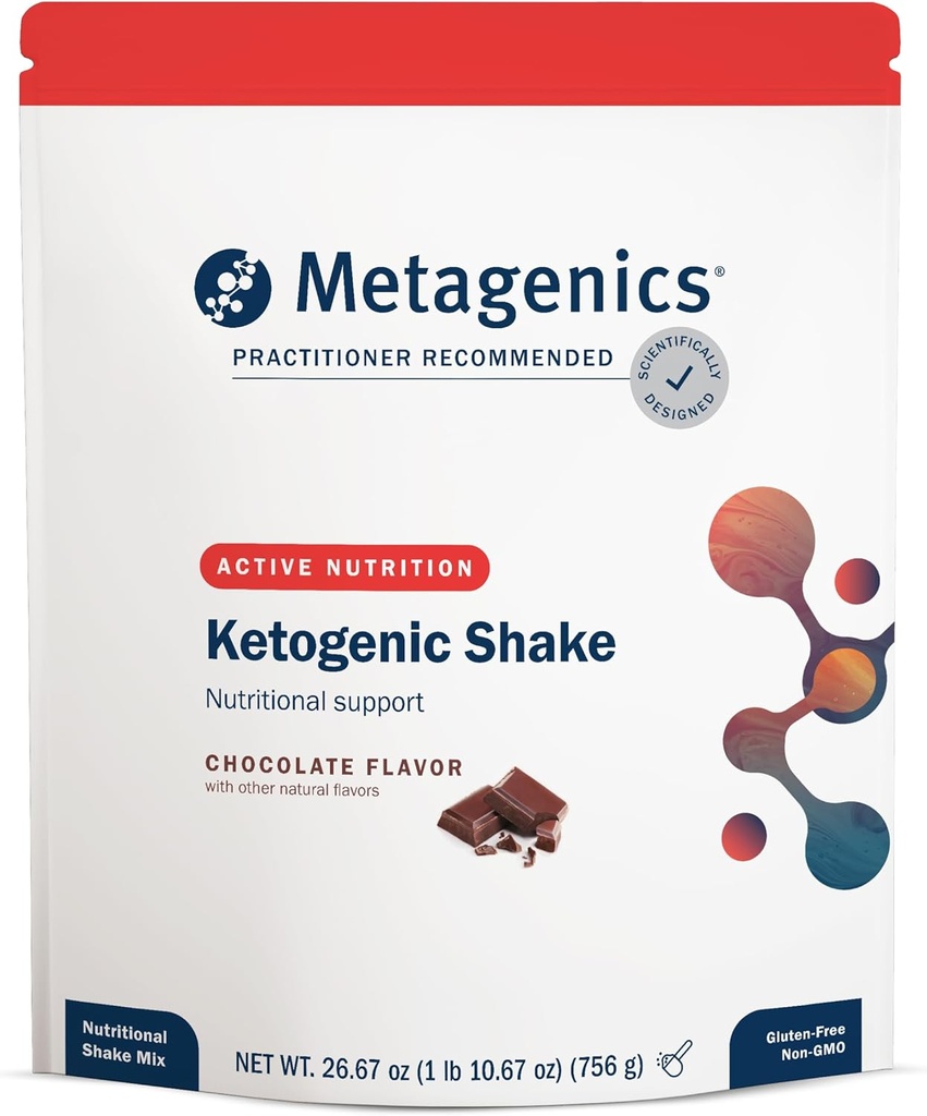 メタジェニックスKetogenicシェイク-Ketogenic食事の蛋白質の揺れ- 25のビタミン及び鉱物-Biotin、カルシウム、鉄及びマンガンと-非GMO及びグルテンフリー