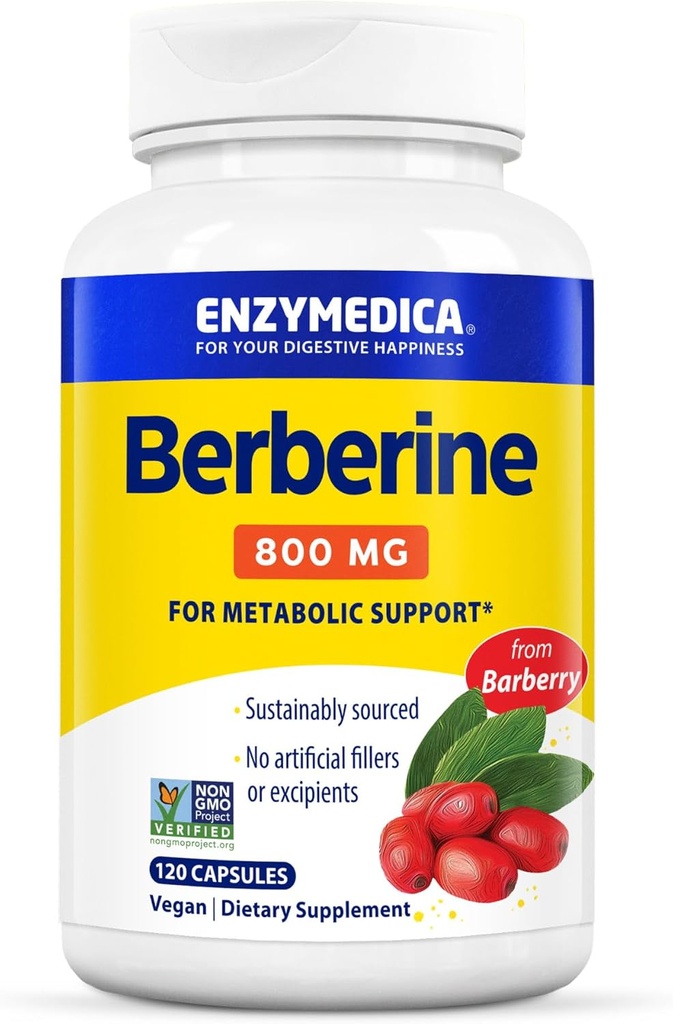 Enzymedica、Berberine、800mg、120の計算