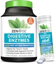 ゼニシブ健康消化酵素とペパーミントの咀嚼 - 消化酵素、プロバイオティックマルチ酵素、カプセルと便利な咀嚼可能なペパーミントの女性と男性のためのプロバイオティクス