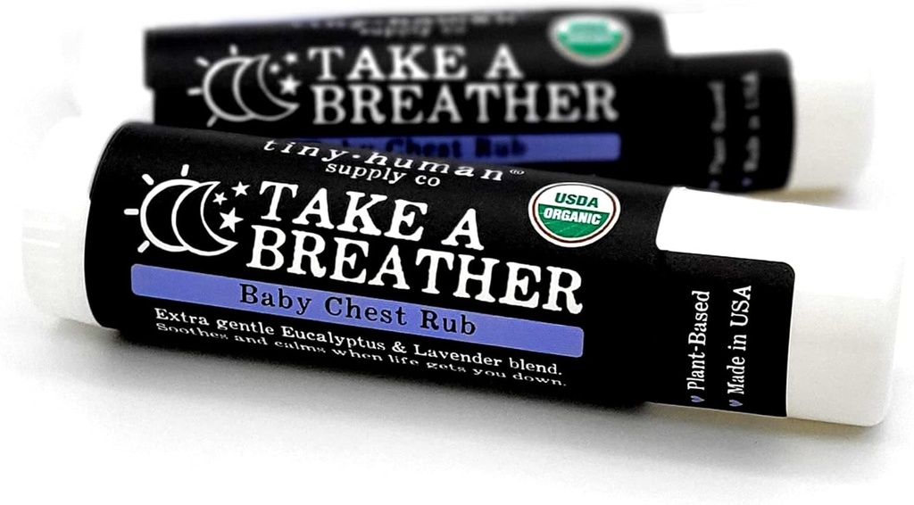 有機性はBreatherの赤ん坊の箱のこの棒2pk、100%の自然な取入口のLavender及びEucalyptus、石油は放します、Cruelty放します