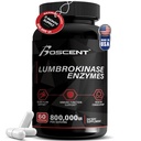 Lumbrokinase の補足 40mg (60 のカプセル) - 最高の活動-800,000 UI - 純粋な Lumbrokinase の消化酵素、よりよくより serrapeptase Nattokinase の補足、実験室テストされる、非 GMO
