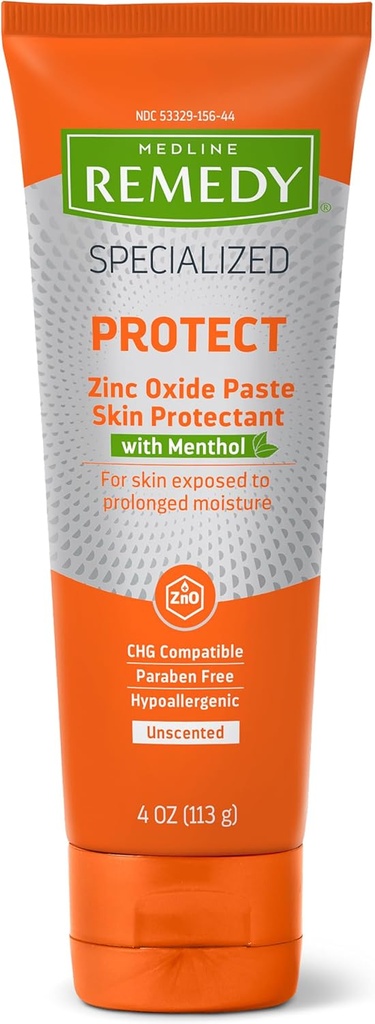 Medline Remedy はメンソール (4 oz の管)、Unscented、 Calamine、Incontinence の心配、Diaper Rash、ぬれたness の保護、hypoallergenic、Paraben の自由な、大人、Soothing が付いている酸化亜鉛のりを専門にしました