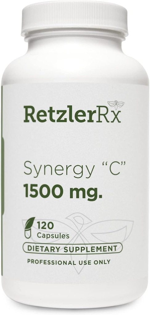 RetzlerRx® Synergy C 1500 mg by Dr. RetzlerRxTM - 高度な高周波ビタミンCフォーミュラ - 免疫サポート、抗酸化保護&皮膚健康*