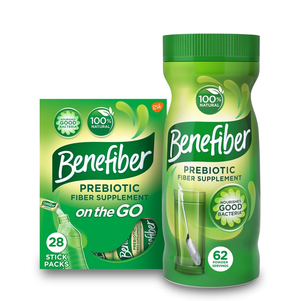 Benefiberの毎日のプレバイオティクスの食事療法繊維の補足の粉の棒のパック、28の棒、3.92はそれぞれおよびBenefiberの毎日のプレバイオティクスの食事療法繊維の補足の粉、62のサービング/8.7をオンにします オウンス