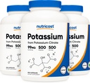 ヌトリコストカリウムクエン酸塩99mg、500カプセル(3本のびん)