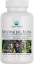 Nature's Lab Resveratrol Ultra - 抗酸化サプリメント* - 250mg Trans-Resveratrol、レッドワインエキス、グリーンティーエキス - 非GMO、グルテンフリー、ビーガン - 90カウント(3ヶ月の供給)