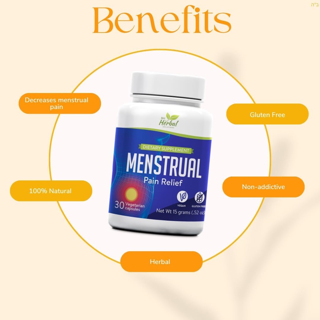 月経周期の症状救助 - 月経前のクランプ救済 - 100%ナチュラルとハーブ