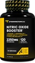 プリマフォースニトリ酸化物ブースター(2,250mg、120カプセル) - 40 プレワークアウトとポストワークアウトのための私たちのニトリ酸化物ブーストブレンドのサービング