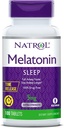 Natrol タイム リリース メラトニン 5 mg, 残りの睡眠のためのサプリメント *, 100 錠 (パック 2), 200 日の供給