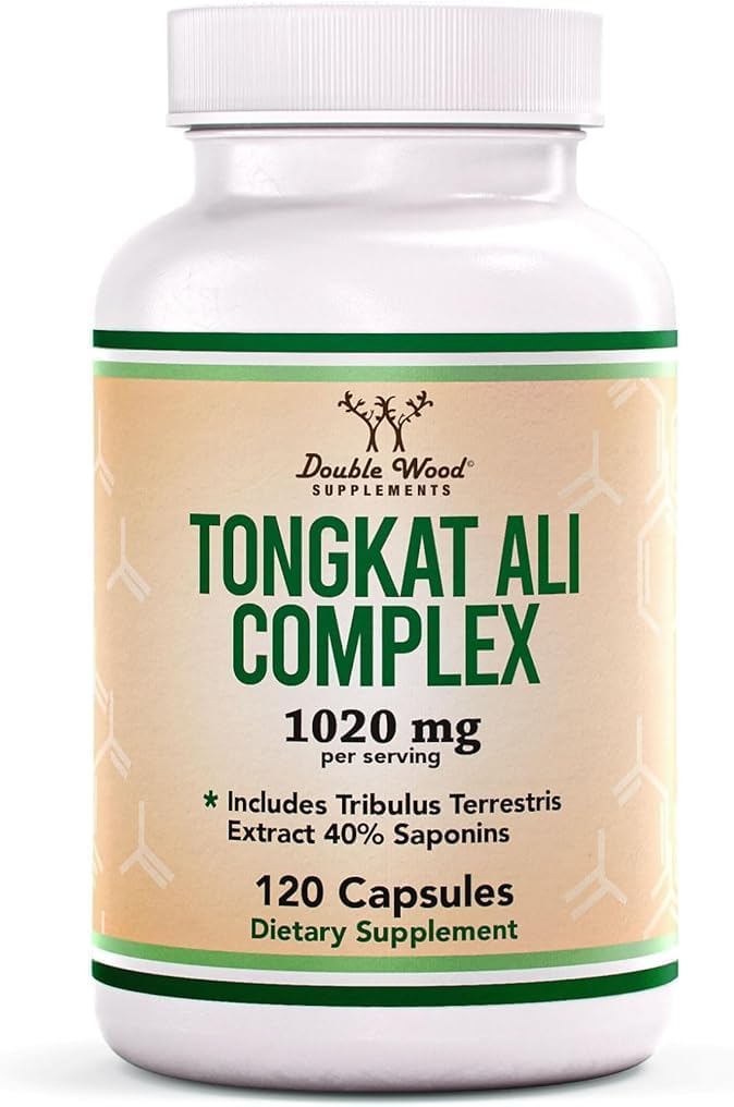 トンカットアリ - 1000mg(2ヶ月の供給) - 男性の健康 - 200:1抽出物(長ジャック)Eurycoma Longifolia、20mgトリブラステレレストリス(三回パーティテスト)ダブルウッド