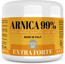 Arnica 35 - Arnica Gel for Bruising Extra Strong 98% 16.9 Fl Oz, Massage of Muscles and Joints, Natural and Dermatologically Tested Formula - Made in Italy