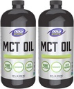 Now Foods MCT 100% Oil, 32 fl oz (Pack of 2)