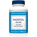 ビタミンのShoppe Inositol 650MGは、健康な肝臓及び細胞機能(300のカプセル)を支えます