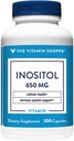 ビタミンのShoppe Inositol 650MGは、健康な肝臓及び細胞機能(300のカプセル)を支えます