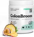 ColonBroom Psyllium Husk Powder with Stevia (Tropical Fruits) - Colon Cleanse for Bloating Relief & Gut Health - Colon Broom Fiber Powder Drink - Vegan Fiber Powder Stevia Supplement, 50 Servings