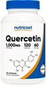 Nutricost Quercetin 1000mg、120カプセル - ベジタリアンカプセル、60サービング、カプセルごとの500mg、非GMO、グルテンフリー