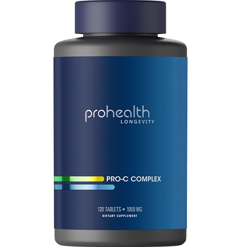 ProHealth Pro-C ComplexTM(1000mg、120錠)(Bioflavonoids、Acerola、ローズHIPSおよびルチン付きビタミンC)