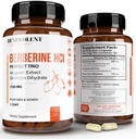 プレミアムベルベリンHCL 730mg - 120 VCAPSノンGMO Jiaogulan&Quercetinの完璧なトリオコンプレックス