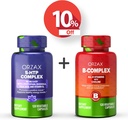 ORZAX 5 HTPコンプレックス100 Mg 120ベガタブルカプセルとビタミンBコンプレックス、コリン&イノシトール120カプセル付きビタミンB、バンドル