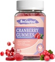 Cranberry Gummies 1000mg、D-Mannose 250mg、女性のプロバイオティックグミー、尿路の健康、クランベリー味、GMOなし、60カウント