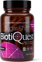 BiotiQuest Sugar Shift Probiotics to Support Against Pathogens and Protect Your Immune System, 22 Billion CFU, Non-GMO, and Gluten Free, 60 Capsules