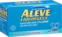 Naproxenナトリウム、220mg (NSAID)の痛みのReliever/Feverの減力剤、80の計算(2)のパックが付いている液体のゲルをスリーブを付けて下さい