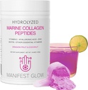 Marine Collagen Peptides - Dragon Fruit, Coconut Water, Pineapple - Vitamin C Hyaluronic Acid Copper Zinc Biotin Niacin D3 B-Complex - Hair Skin & Nails, 30 Servings