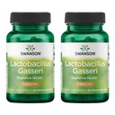 Swanson Lactobacillus Gasseri - プロバイオティックサプリメントは、3つのビリオンCFUで消化の健康をサポート - デザインリリース満足度と脂肪代謝サポート - (60ベジギーカプセル) 2ボトル