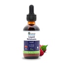 OU Melatonin 液体スリープエイド 1mg | 2 fl oz (60 mL) | ベリー ナチュラル フレーバー | 薬用無料・ベジタリアン サプリメント | 秋の眠り より速く、眠る 長期滞在