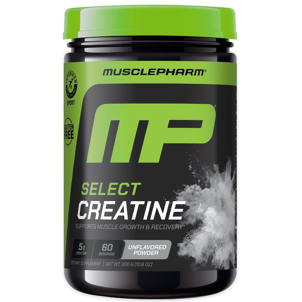 MusclePharmのクレアチンの一水化物の粉、プレワークアウト筋肉ビルダー及びポストのワークアウト筋肉回復補足、超純粋な100%のモノハイドのクレアチンの粉、60のサービング、Unflavored
