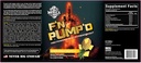 'Merica Labz F'N Pump'D Stimulant Free, Nitric Oxide,Fully Dosed, Pump PreWorkout Powder (20 件) (Upside Down Pineapple)