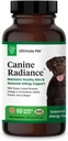 ULTIMATE PET NUTRITION 犬、オメガ-3 皮膚の水分補給、イッチを防ぎ、コートを強化する抗酸化剤、60 ケブル タブレットのための軟膏剤