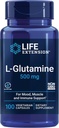 ライフエクステンションクレアチンカプセル120カウント&Lグルタミン500mg 100カプセルは、筋肉の健康のためにバンドル