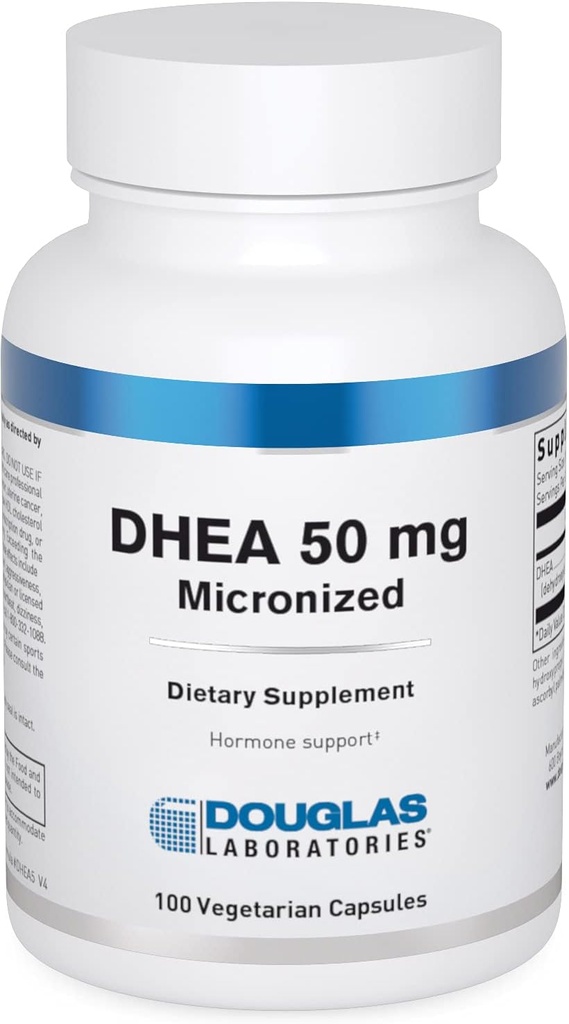 Douglas の実験室 DHEA 50 の mg のカプセル - Micronized -サポート ホルモンのバランス、免除、頭脳、骨の健康及び代謝* - Non-GMO - 100 のベジタリアン カプセル