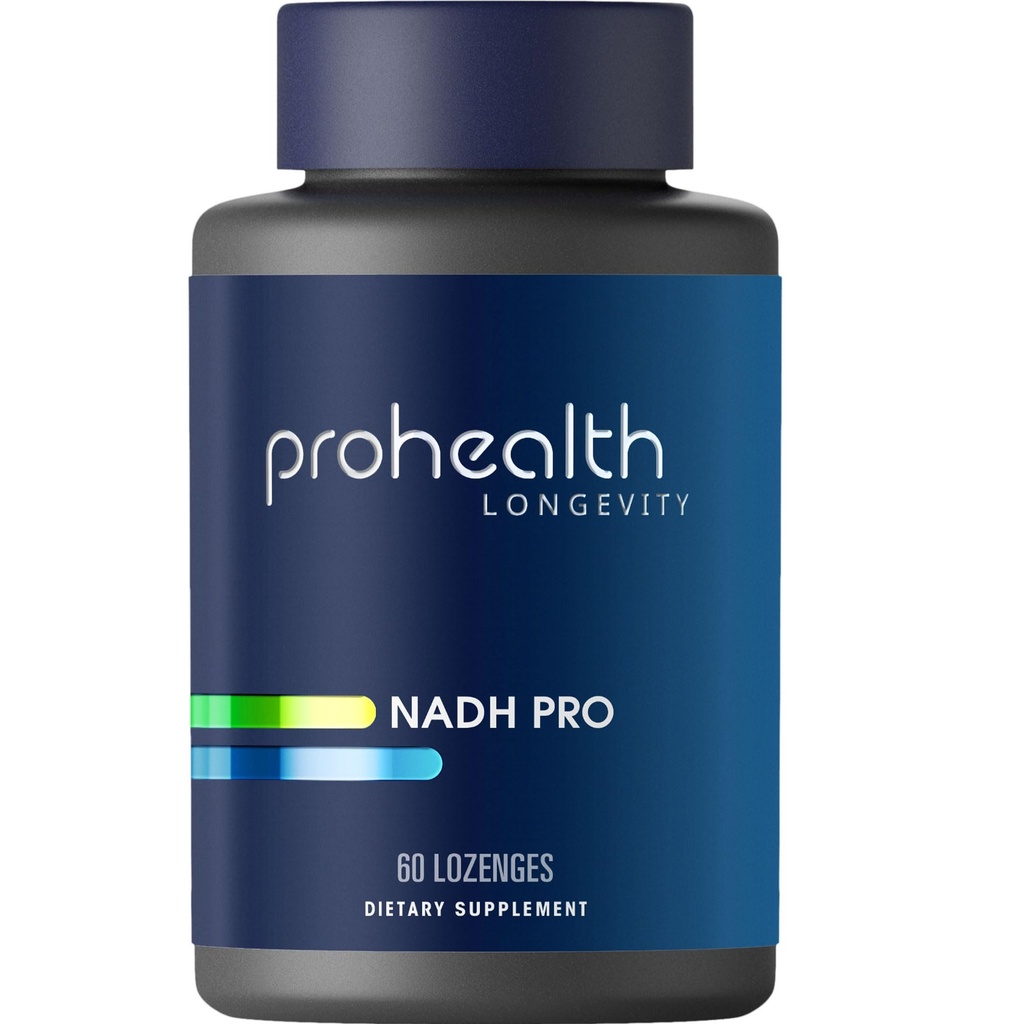 ProHealth NADH Pro - ブースト NAD + (25 mg、60 Fast-Actinglozenges) ブーストエネルギー、メモリ、フォーカス | 気分のサポート | 抗酸化剤 | ATP 生産