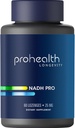 ProHealth NADH Pro - ブースト NAD + (25 mg、60 Fast-Actinglozenges) ブーストエネルギー、メモリ、フォーカス | 気分のサポート | 抗酸化剤 | ATP 生産