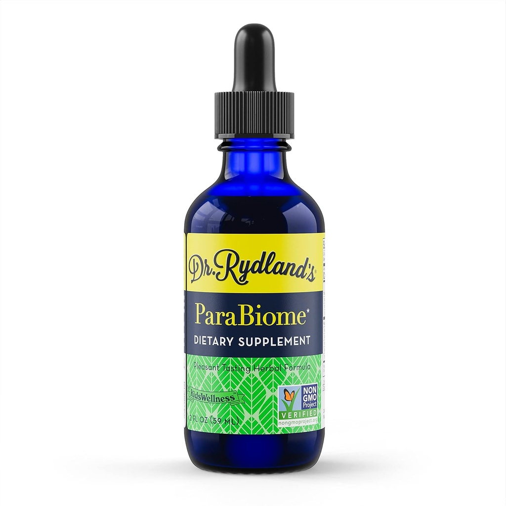 RydlandのHerbal Supplement | KidsWellnessの創製、大人と子供に有効 | パラバイオムアドバンストクレンジング&ダイジェストサポート | ブラッククルミ、クローブ、ワームウッド製 | 2 オンスボトル
