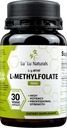 Lu'Lu Naturals L Methylfolate 15mg 活性メチル Folate、葉酸、5mthf 30 Veggie キャップ