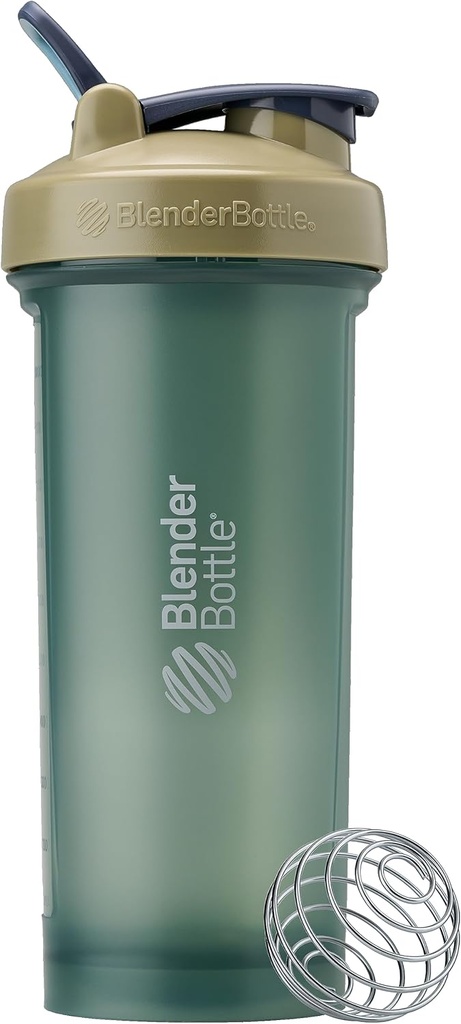 BlenderBottle古典的なV2シェーカーボトルは、タンパク質シェイクスとプレワークアウト、4-オンス、フルカラータンに最適です