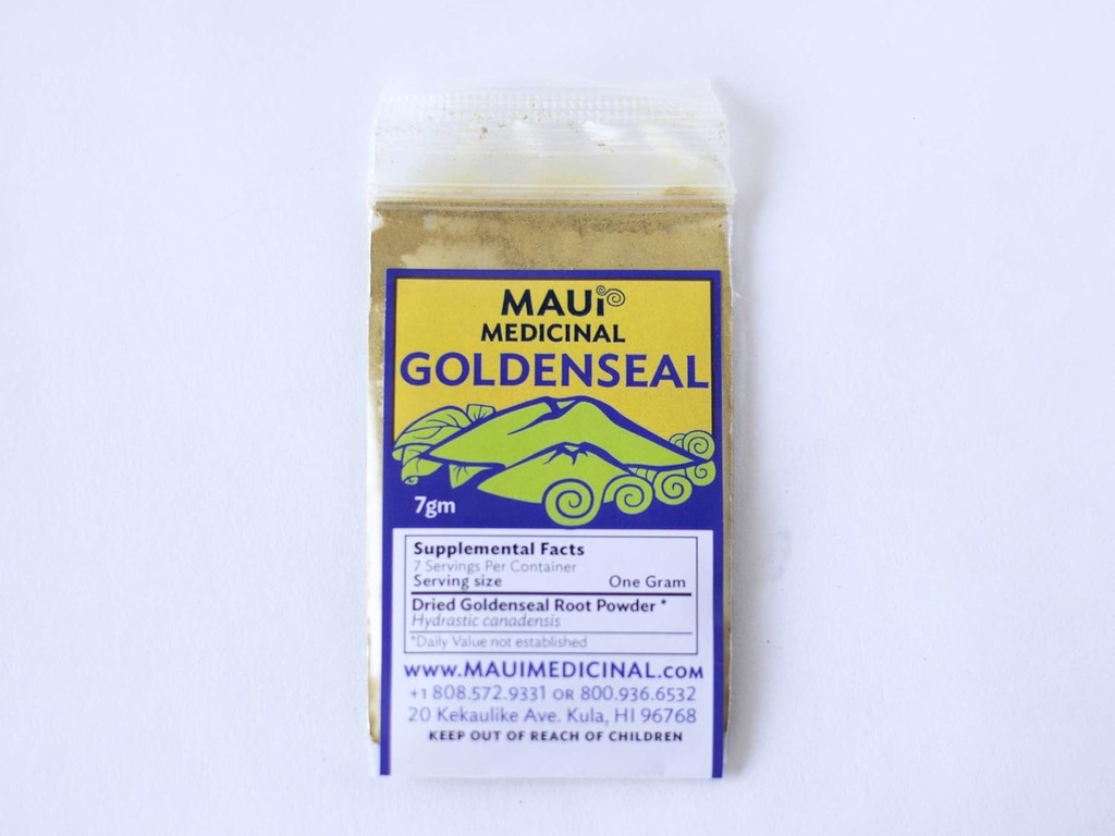 Goldensealの根の粉7gm = 1/4のoz。**USAは及び包まれました**