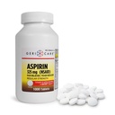 GeriCare Aspirinタブレット325mg - 痛みリバイバーとフィーバー減速アスピリン大人&キッズ12 +(NSAID)頭痛、歯痛、関節炎、月経および筋肉痛(1,000ボルト)に最適
