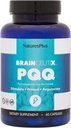 Natures Plus Brainceutix PQQ - 60 ビーガンカプセル - 記憶のためのサプリメント, 明白&脳力 - 高められたエネルギー, アンチエイジング - ピロロキノリンキノン (PQQ) - ベジタリアン, グルテンフリー - 30 サービング