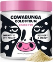 SonoHealth Cowabunga Colostrum - Premium、Pure&Unaltered Colostrumパウダーサプリメント - 免疫サポート、腸の健康、筋肉のサポートとウェルネス - コーシャ&ハラール認定カロストロ