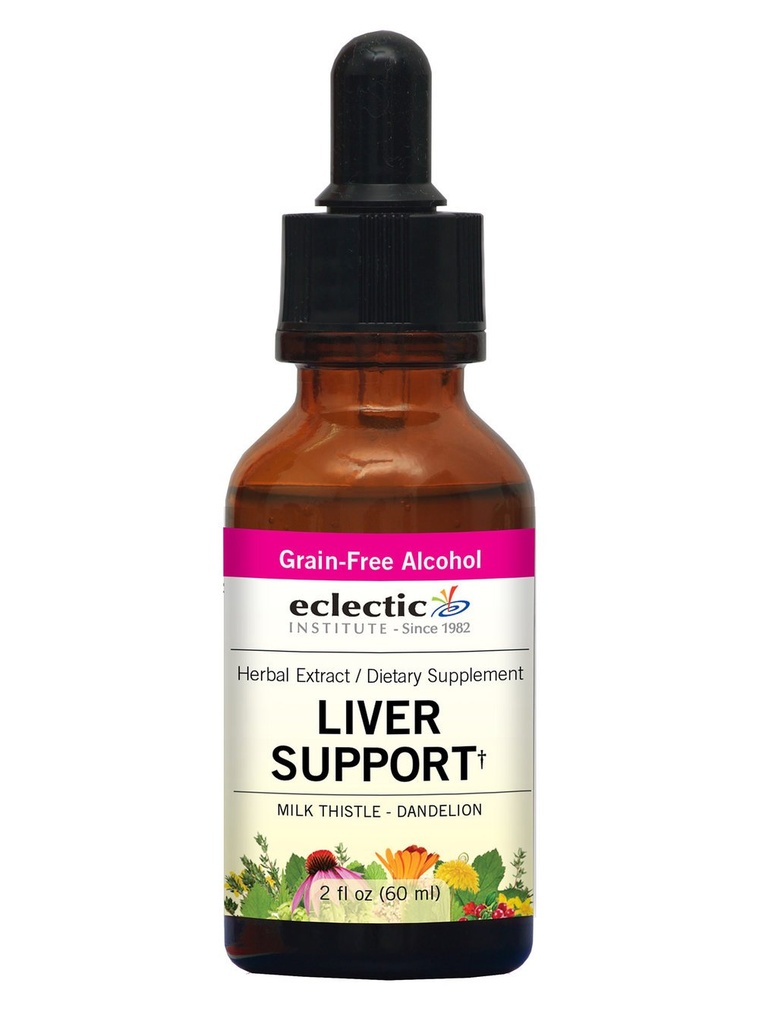 Eclectic Herb - Liver サポート エキス | 自然な肝臓サポート、デトックス、クレンジング + 維持する | 肝臓サポート サプリメント | ハーブチンキ | 非GMO、グルテンフリー (2 oz | 60 ml)