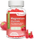 マグネシウムのGlycinateのグミ600のmg、大人のためのマグネシウムのグミ、弛緩および筋肉、60のラズベリーの好まれるグミ