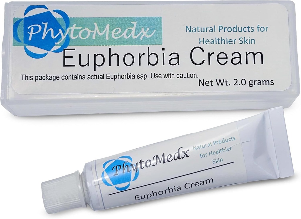 PhytoMedx - Euphorbiaクリーム、Radium Weed、Euphorbia Sapの排他的なソースは、サンダマジドスキン、2.0 gの使いやすいスキンケアスポットクリームに配合
